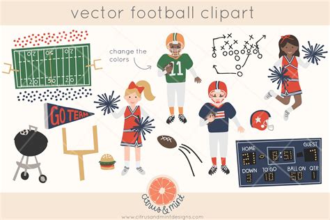 football cheerleader vector clip art | Pre-Designed Illustrator ...