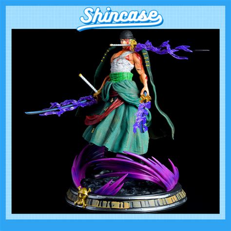 Mô Hình One Piece Figure Zoro Hiệu Ứng Haki Cao Cấp 34cm Shin Case