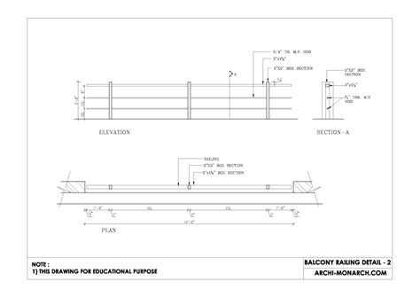 BALCONY RAILING DETAIL TWO ⋆ Archi-Monarch