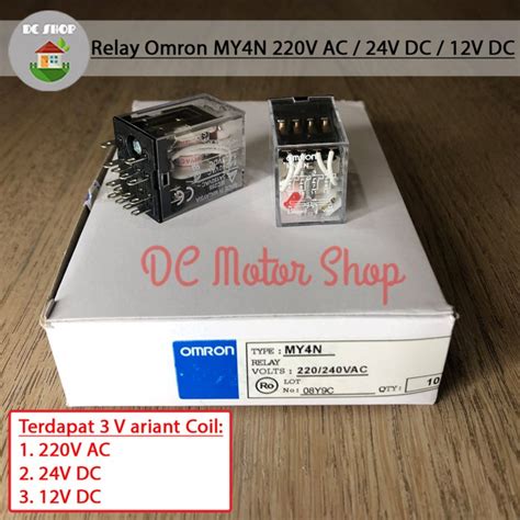 Jual Relay Omron My N V V Dc V Ac Relay Out Vdc Vdc