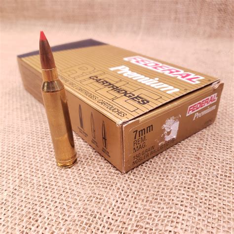 Federal Premium 7mm Rem Mag 150Gr NBT 20 Rounds Old Arms Of Idaho