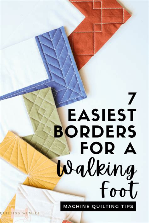 7 Easy Border Quilting Ideas That Only Look Difficult Quilting Wemple