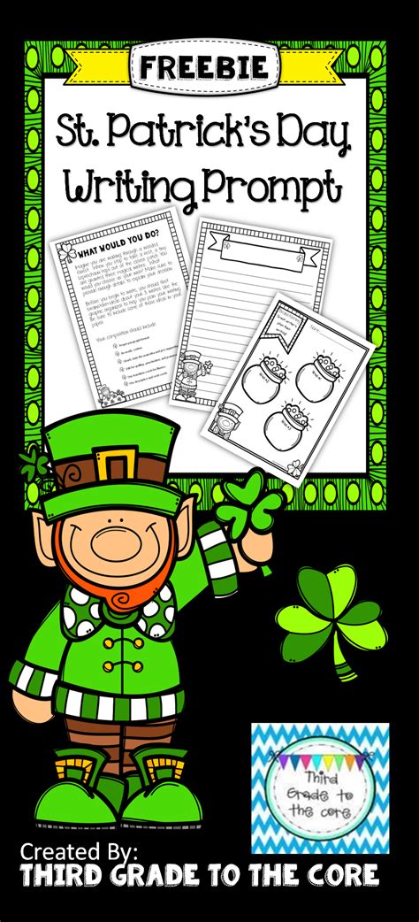 St Patrick S Day Writing FREEBIE Holiday Math Activities First