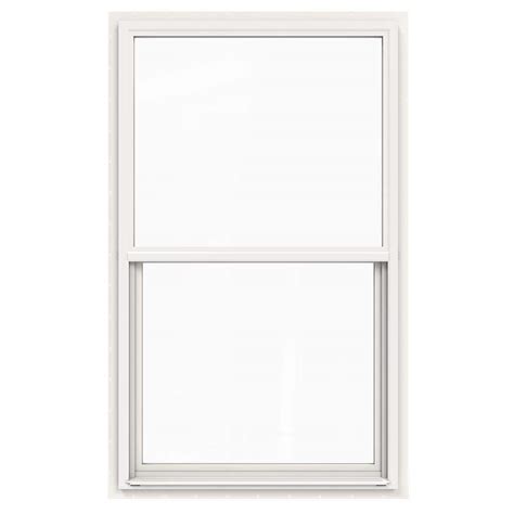 Jeld Wen In X In V Series White Single Hung Vinyl Window