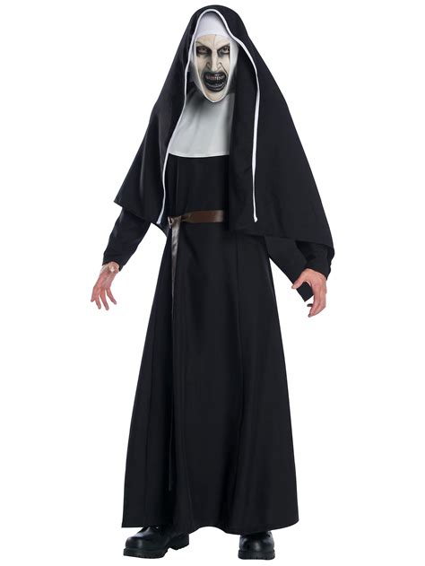 The Nun Deluxe Horror Movie Ghost The Conjuring Halloween Mens Costume ...