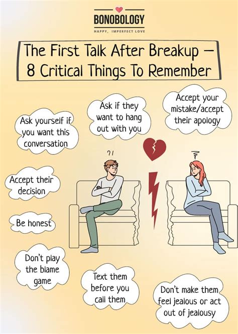 The First Talk After Breakup - 8 Critical Things To Remember