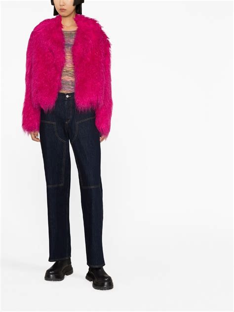 Stand Studio Janet Faux Fur Jacket Farfetch