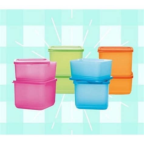 Tupperware Medium Square Rounds Liter Shopee Philippines