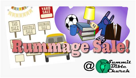 Transparent Rummage Sale Clip Art - Cartoon, HD Png Download - kindpng