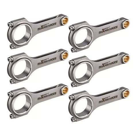 Maxpeedingrods New Pcs Forged H Beam Connecting Rods Arp