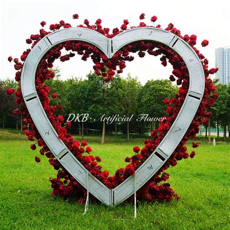 Dkb Wedding Arch Background Arch Stage Props Decor Flower Stand Heart