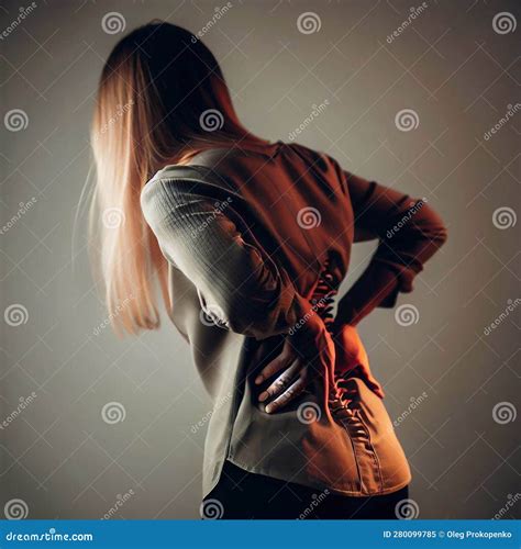 Back Problems, Pain, Sciatica, Spine Royalty-Free Stock Photography