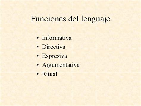 Ppt Funciones Del Lenguaje Powerpoint Presentation Free Download Id572342