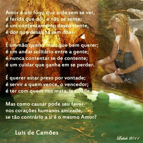 Poema De Camoes Amor é Fogo - RETOEDU