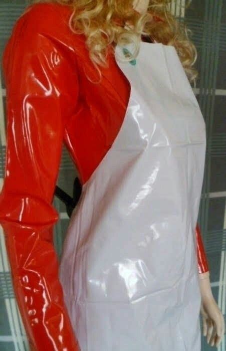 Pin By Jozef On Pvc Kittel Pvc Apron Apron Dress Plastic Aprons