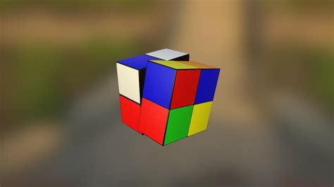 rubik's cube 2x2x2 scramble and solve (animated) - 3D model by ...