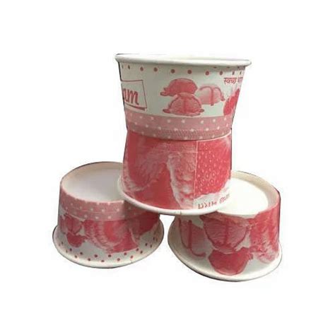 Printed Paper Ice Cream Cup At Rs Piece In