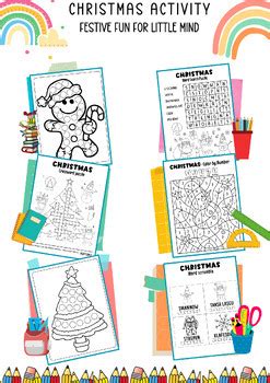 Festive Fun for Little Minds Christmas Activity Extravaganza by CREATIVE EDU