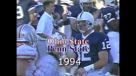 Penn State Vs Ohio State 1994 Game Story Youtube