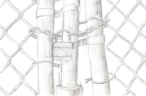 Chain-link Fence Gate by bagnome on DeviantArt