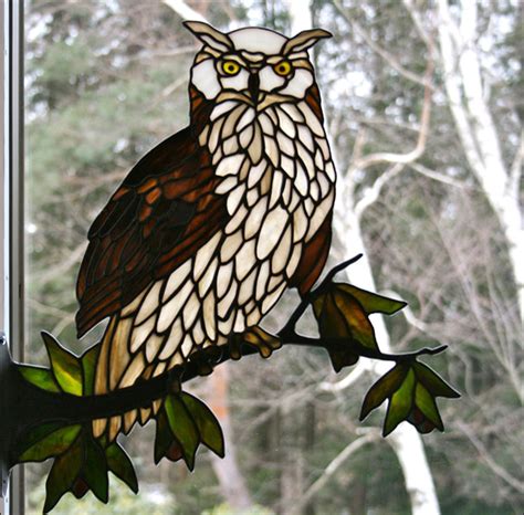 Easy Owl Stained Glass Patterns Glass Designs