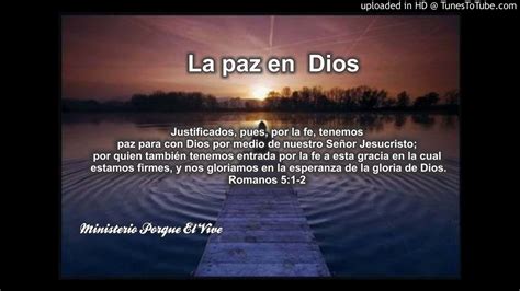 La Paz De Dios Youtube