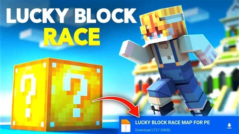 MINECRAFT LUCKY BLOCK RACE MAP LIKE YesSmartyPie FOR PE 1 20 YouTube