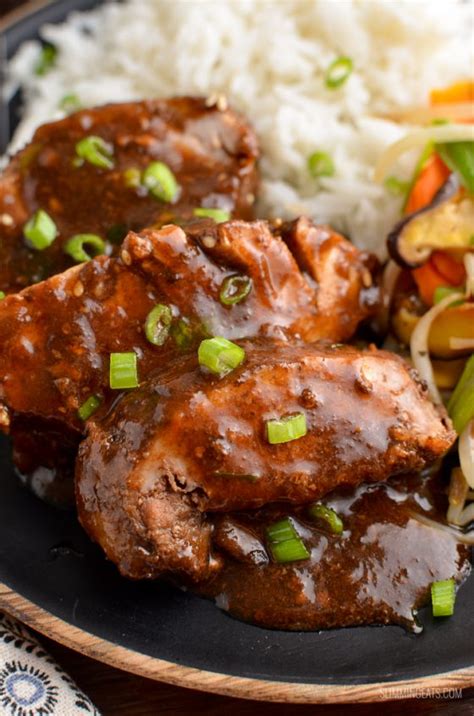 Slow Cooked Teriyaki Pork Tenderloin Slimming Eats Weight Watchers