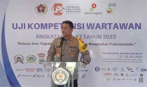 Kombes Pol Budi Hermanto Buka Ukw Pwi Malang Raya Angkatan Ke