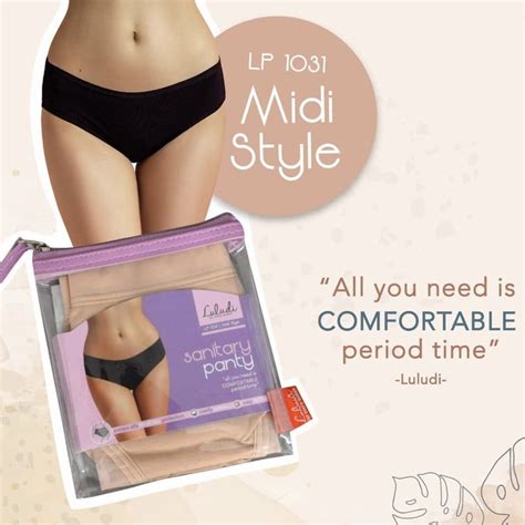 Jual Luludi Sanitary Midi Panty Pouch Celana Dalam Menstruasi Wanita