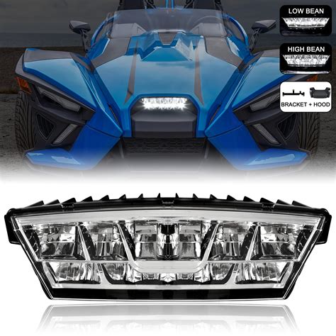 Ldetxy Led Head Light Assembly For Slingshot All Models Center Head