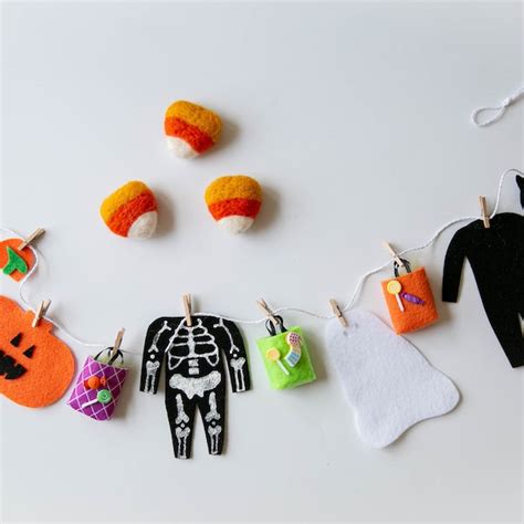 Halloween Felt Banner - Etsy