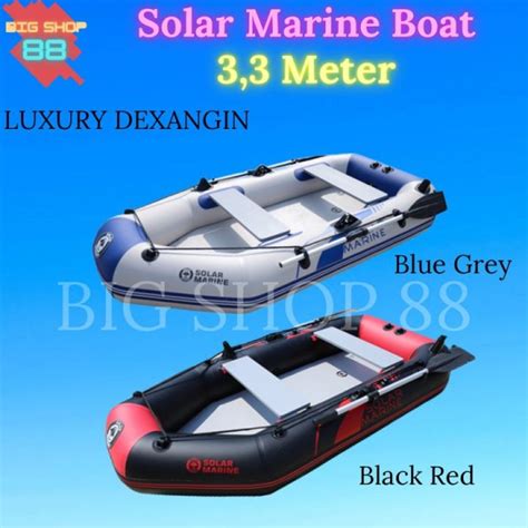 Perahu Karet Mancing Inflatable Boat Solar Marine Pvc Tebal Dan Kuat M