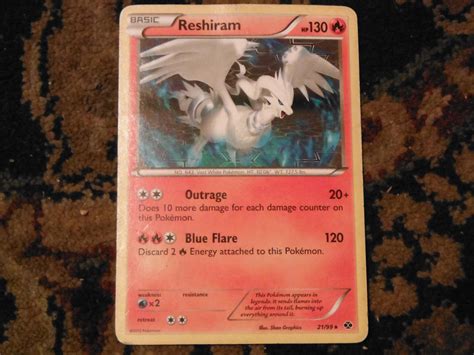 reshiram pokemon card by pokemon-celebi-yay on DeviantArt