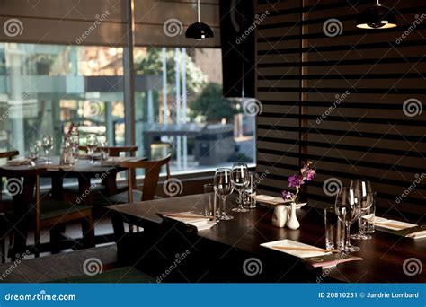 Restaurant Table Stock Image Image Of Plates Cafe Chopsticks 20810231