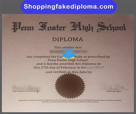 Penn Foster High School Diploma: Opening the Door to Success | Buy fake Diploma|Buy Degree ...