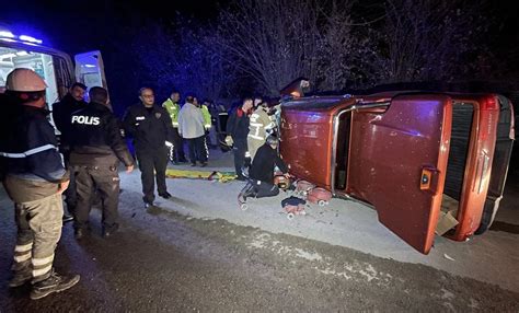 Safranbolu da trafik kazası Sürücü ağır yaralandı Son Dakika