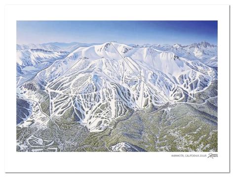 Mammoth Mountain Ski Map | Mammoth mountain, Mammoth lakes, Ski area