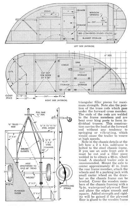 Diy Trailer Teardrop Camper Plans Sexiz Pix