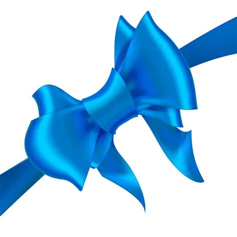 Blue Bow Vector Images Depositphotos