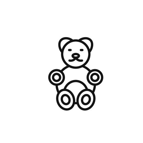 Free Teddy Bear Outline Vector Images Over 140