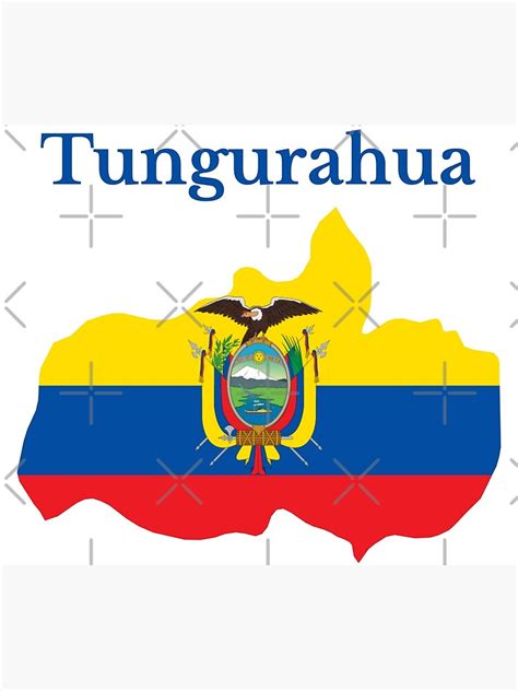 "Tungurahua Province Map Design, Ecuador" Poster by marosharaf | Redbubble