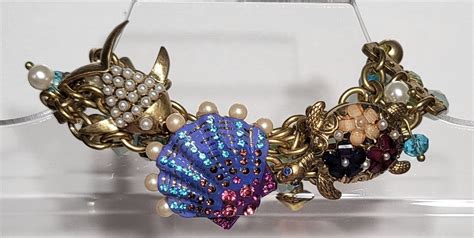 Betsey Johnson Ocean Theme Seashell Sea Turtle Stre Gem