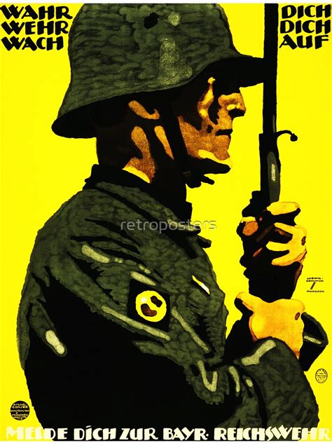 Defend Yourself Protect Yourself Wake Up 1918 German Army