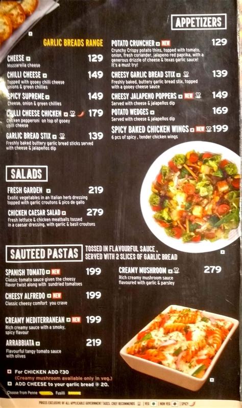 Pizza Hut Menu w | Menu and Prices