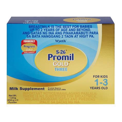 Wyeth® S 26 Promil Gold® Three Milk Supplement For Kids 1 3 Years Old