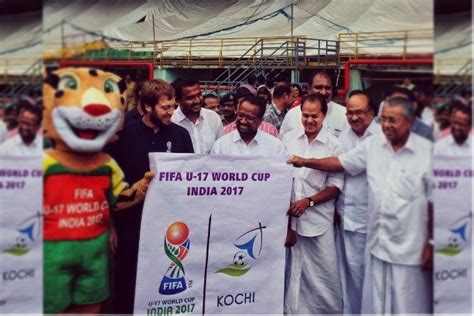 Kerala CM launches U-17 World Cup logo for Kochi venue