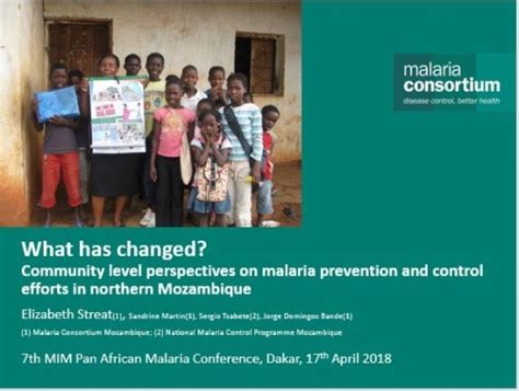 Malaria Consortium What Has Changed Community Level Perspectives On