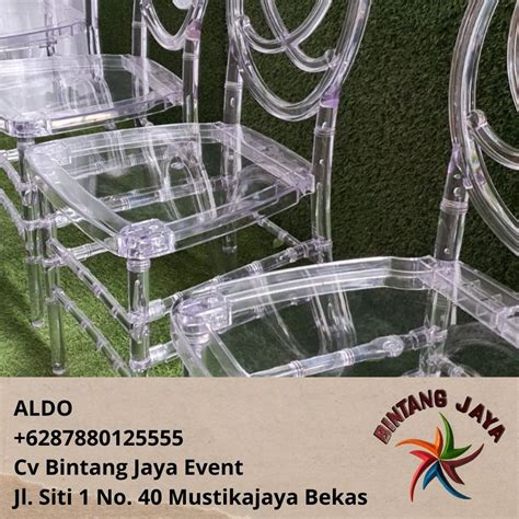 Pusat Sewa Kursi Acrylic Jakarta Harga Terkini