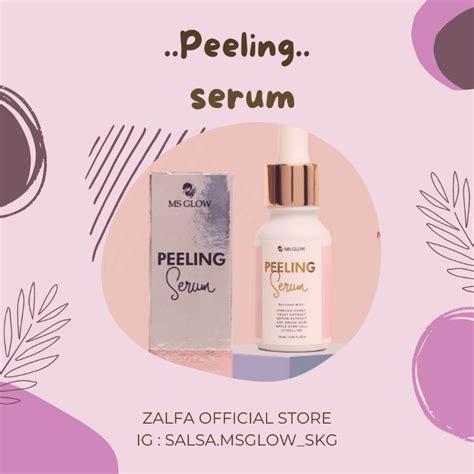 Jual Ms Glow Peeling Serum Shopee Indonesia